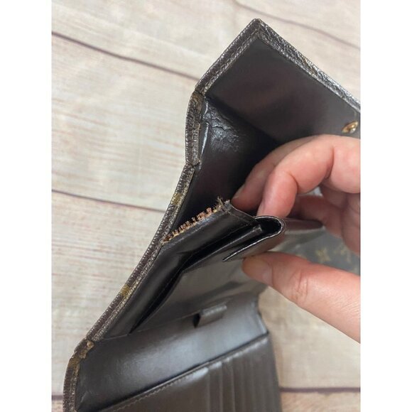 Vintage Louis Vuitton Women's Monogram Wallet W/ Fabric Design - OS - Picture 7 of 12